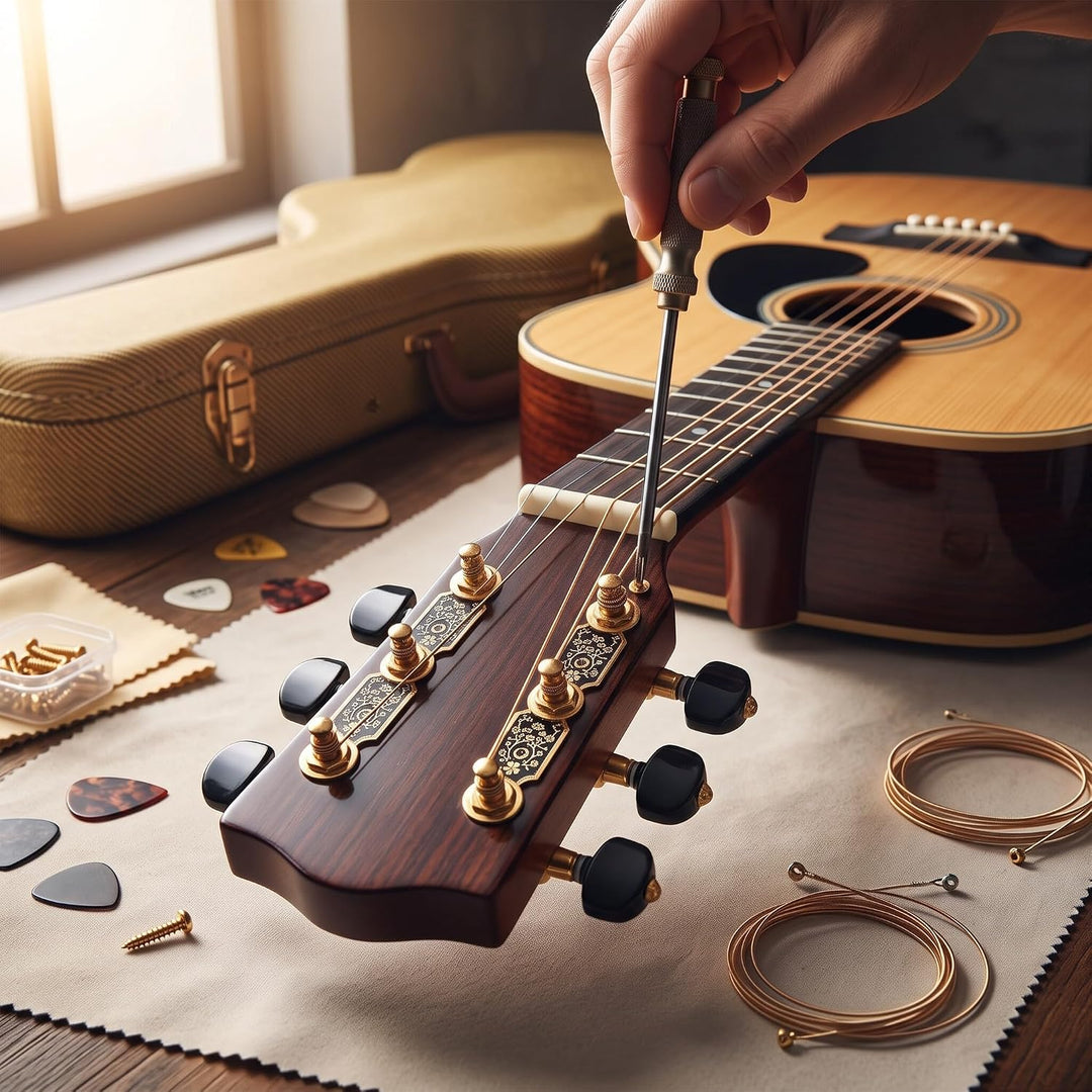 Mechaniken 3 Links 3 Rechts Stimmschlüssel für Klassische Gitarre Wirbel 1:18 Saitenstimmer Ersatzte