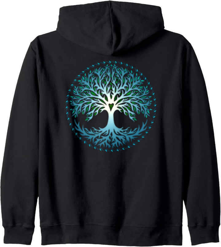 Yggdrasil, Keltischer Baum des Lebens, tree of life, Natur Kapuzenjacke