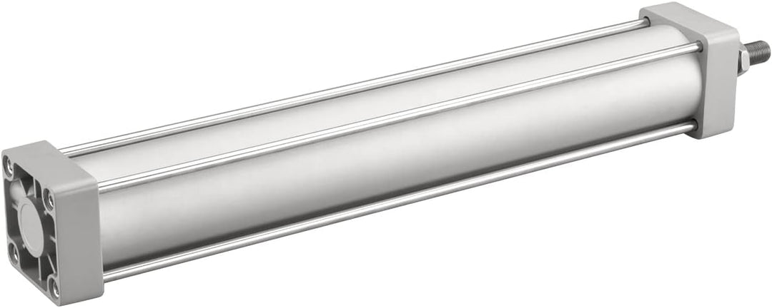 Heschen Pneumatischer Standard-Luftdruckzylinder, SC 63-400, PT3/8 Anschluss, 63mm Bohrung, 400mm Hu