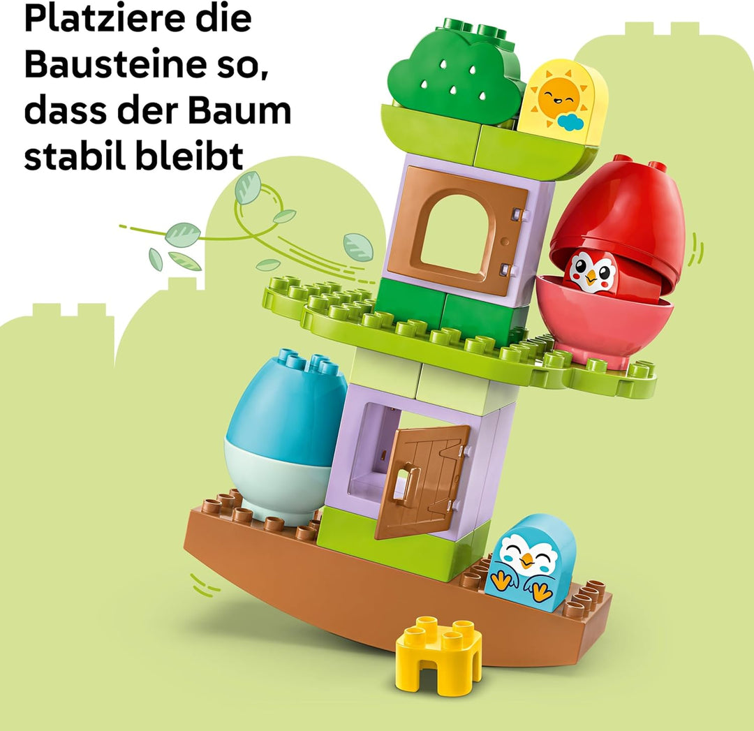 LEGO DUPLO Baum zum Balancieren und Stapeln, entwicklungsförderndes Spielzeug, Bauset für Kleinkinde