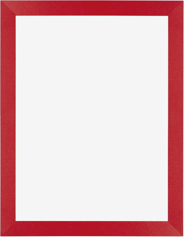 yd. Your Decoration - Bilderrahmen 75x100 cm - Rot - Bilderrahmen aus MDF mit Acrylglas - Antireflex
