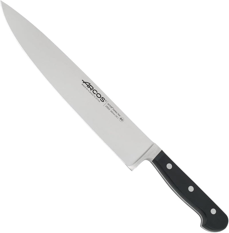 Arcos 255300 Serie Clasica - Kochmesser - Klinge aus Nitrum geschmiedetem Edelstahl 260 mm - HandGri