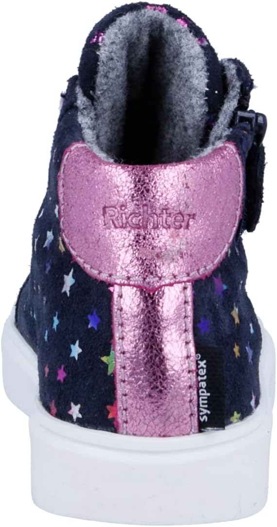 Richter Kinderschuhe Mädchen Flora Sneaker 29 EU Marine Candy, 29 EU Marine Candy