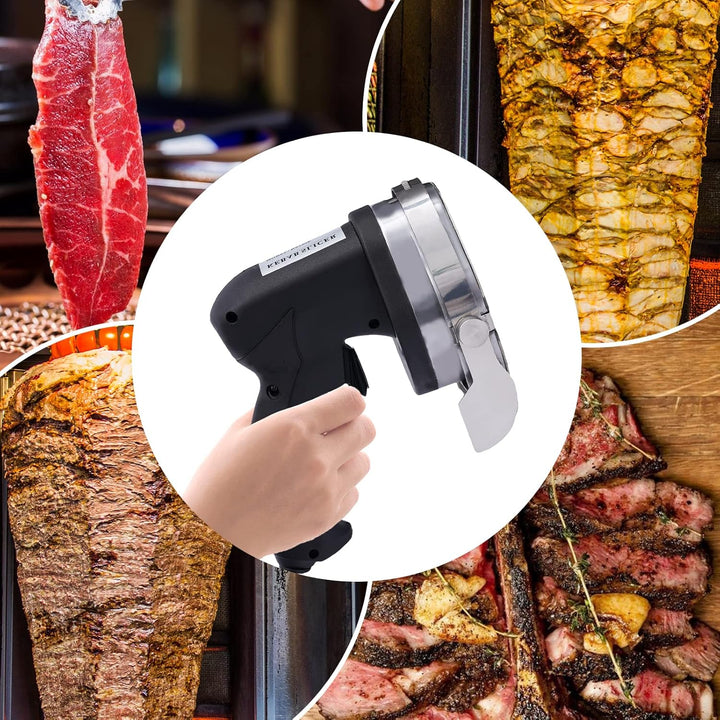 Electric Doner Kebab Knife Cutter Metal Stainless Dönermesser Elektrisch Gyrosmesser Dönerschneider