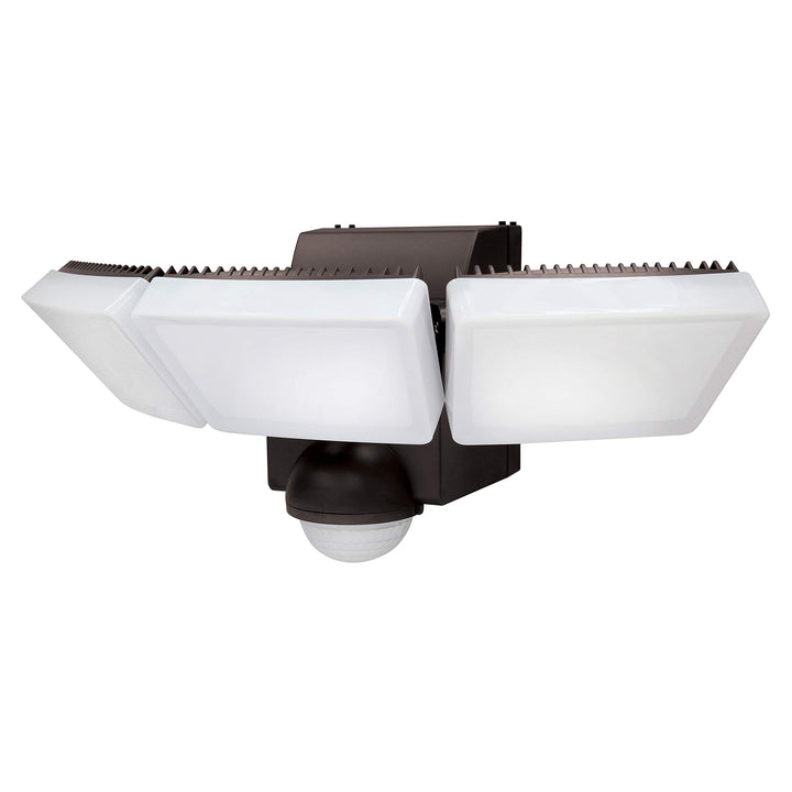 IQ Group Batterie LED Strahler, moderne Aussenleuchte mit 180 Grad Bewegungsmelder, Lampe IP44 für A