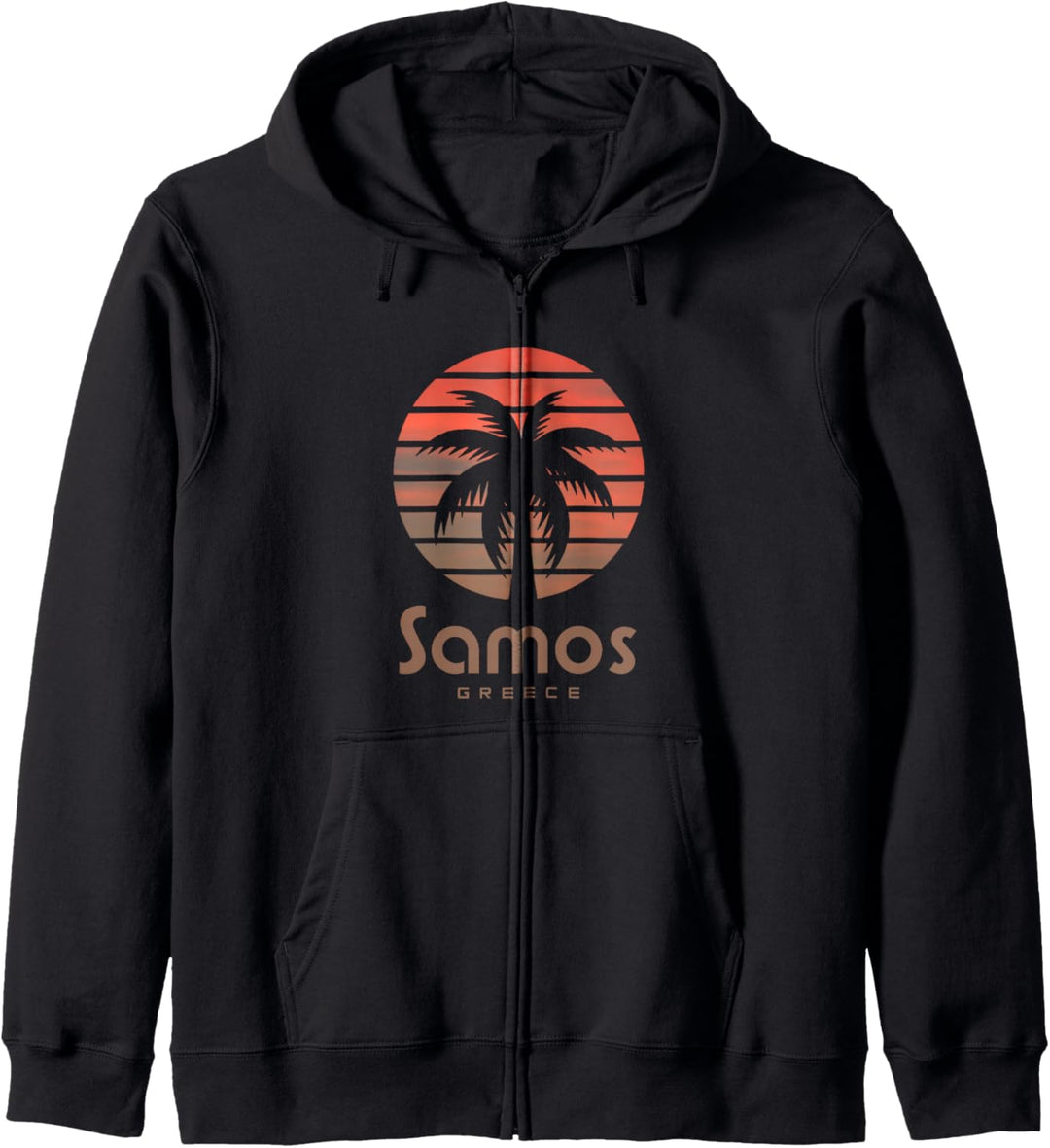 Samos Griechenland Kapuzenjacke