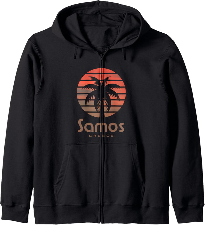 Samos Griechenland Kapuzenjacke