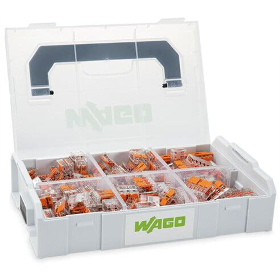 WAGO® Original-Set, L-Boxx Mini, Verbindungsklemmen mit Hebel, Serie 221, 887-957 (236 Teile) 887-95