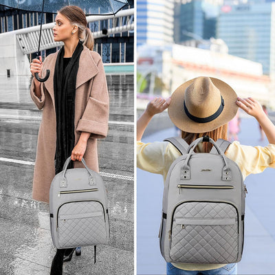 YAMTION Laptop Rucksack Damen,17.3 Zoll Schulrucksack Frauen Schultasche Mädchen Teenager Tagesrucks