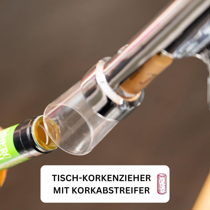 Westmark Entkorker-Maschine zur Tischmontage, für Gastronomie/Profi-Küchen, Länge: ca. 28 cm, Zinkdr