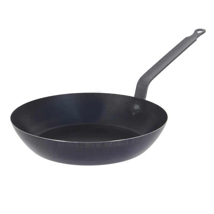 De Buyer Coupe Lyonnaise Bratpfanne Blau Metall, schwarz, Diamètre 30, Diamètre 30