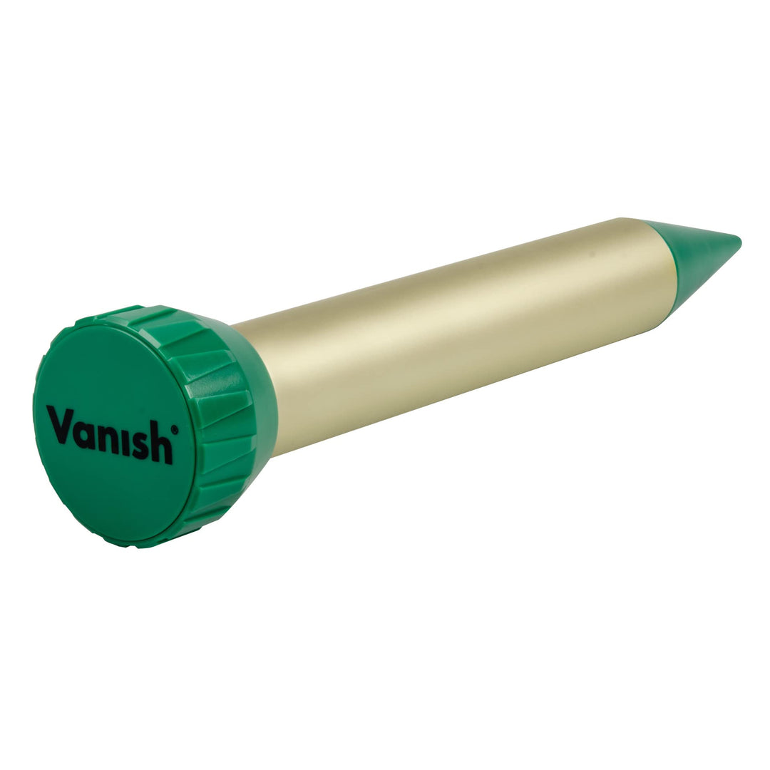 Vanish Maulwurfvertreiber MVT-1, Vibration, max. 1250 m² Wirkungsbereich, Batteriebetrieb, IP55 Sing