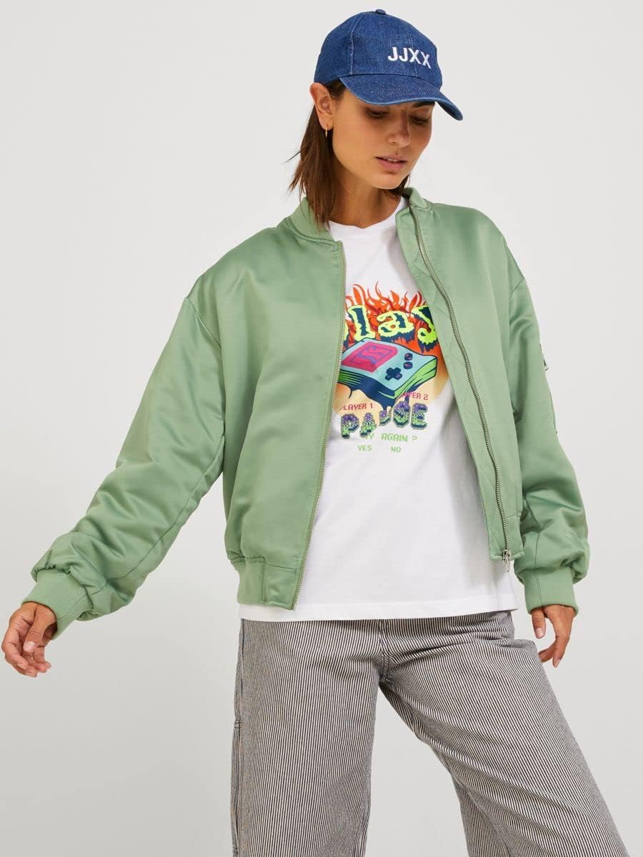 JJXX Damen Jxmadison Satin Bomber Jacket OTW Noos Bomberjacke