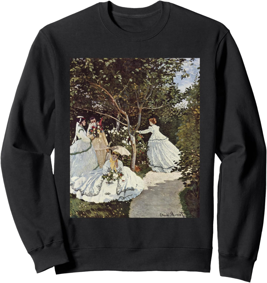 Monets Frauen im Garten Sweatshirt