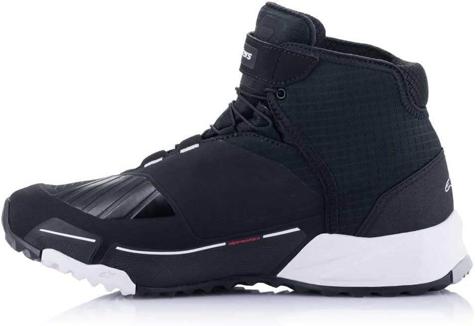 Alpinestars Unisex X Drystar Motorradsneaker Motorcycle Boot 41 EU Black White, 41 EU Black White