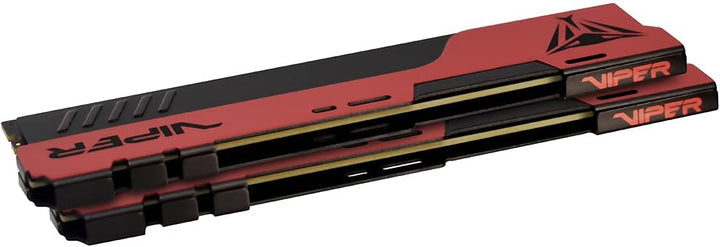 Patriot Memory Viper Elite II DDR4 32GB (2x16GB) 3200MHz Gaming Arbeitsspeicher KIT Schwarz/Rot