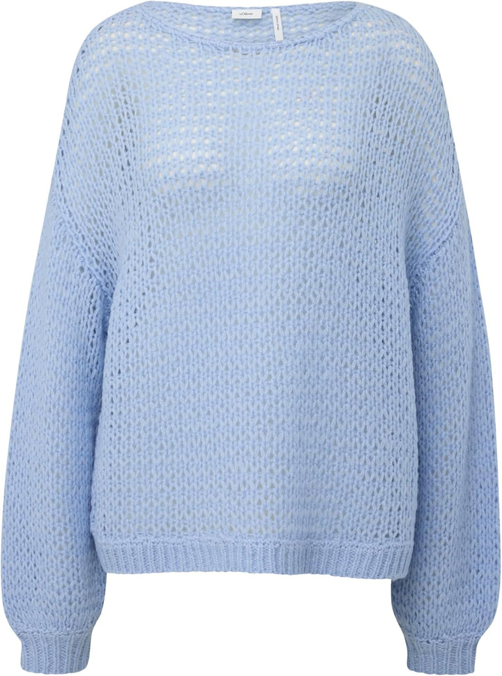s.Oliver BLACK LABEL Damen Pullover mit Stehkragen L 5071, L 5071