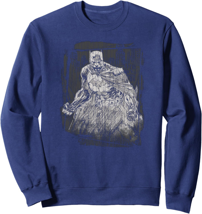 Batman Pencilled Rain Sweatshirt