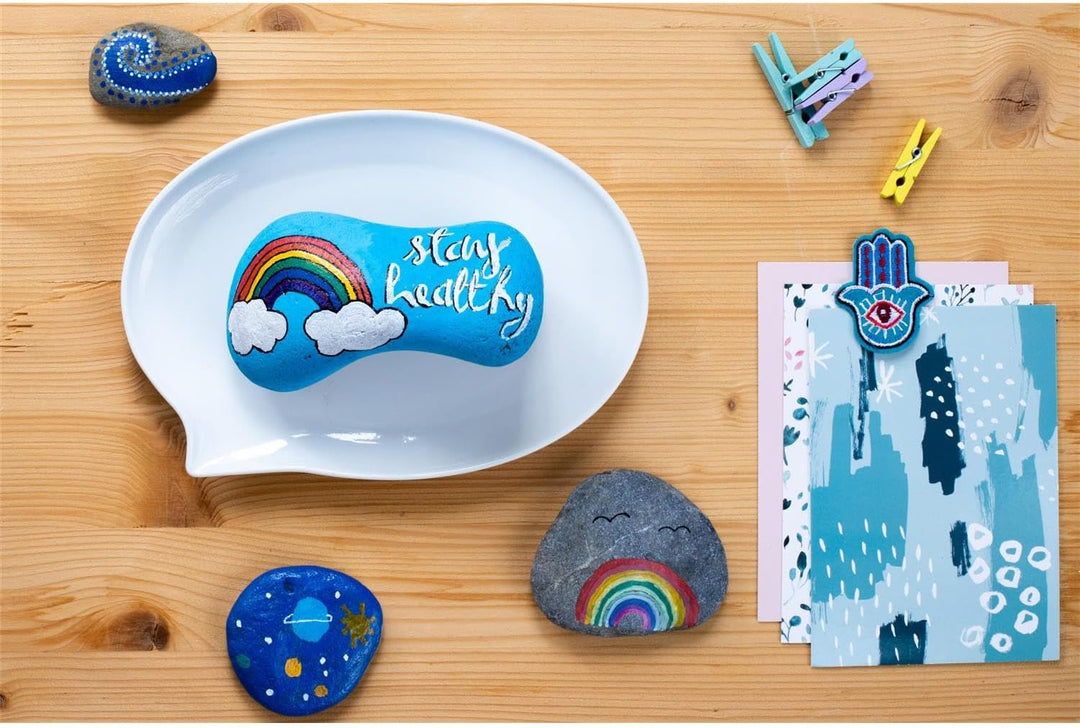 edding 750 Glanzlackmarker - rot - 10 Lackmarker - Rundspitze 2-4 mm - Lackstift für Glas, Stein, Ho