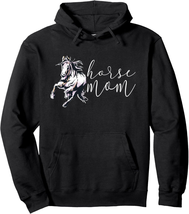 Horse Mom - Lustige Pferde Mama / Reiterin Pullover Hoodie