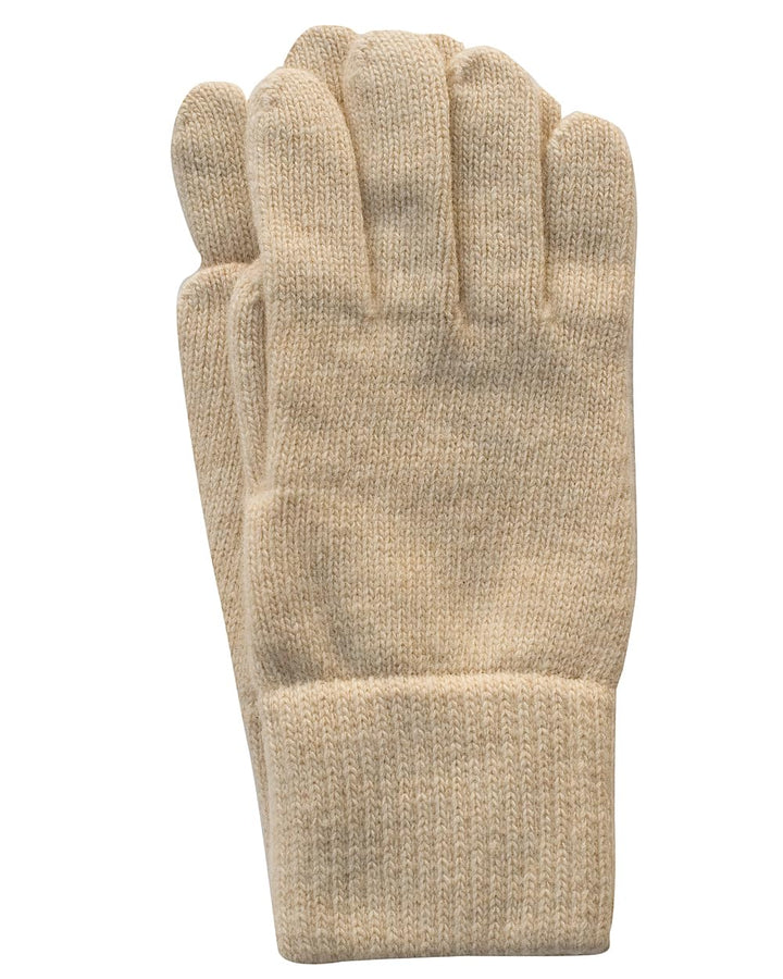 Merino Damen Wollhandschuhe/Fingerhandschuhe, 100% Wolle Merino extrafein 6.5 Beige, 6.5 Beige