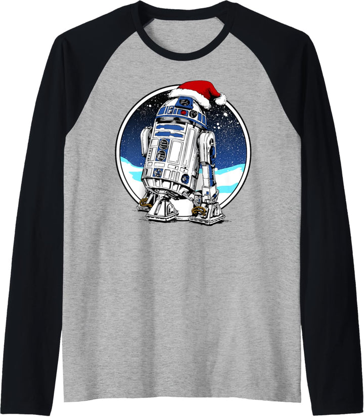Star Wars Holiday R2-D2 Raglan