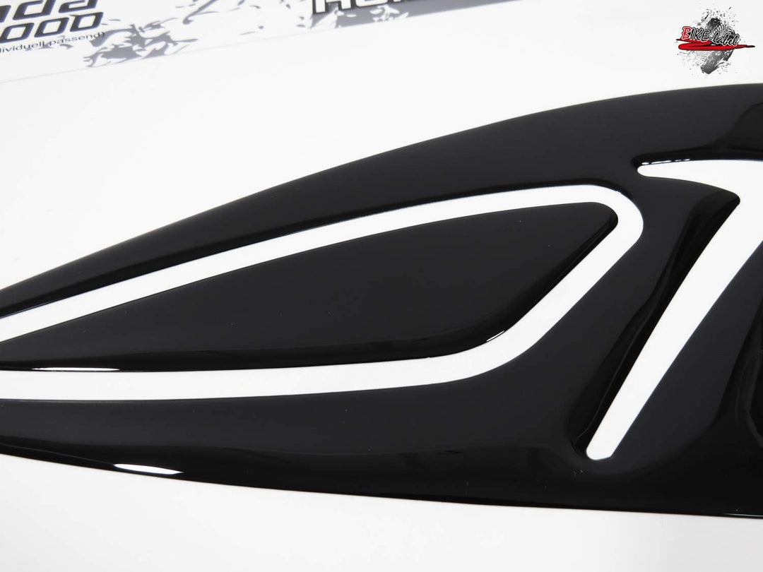 BIKE-label Seitentank Tankpad Motorrad Aufkleber Schwarz kompatibel für Honda 800301