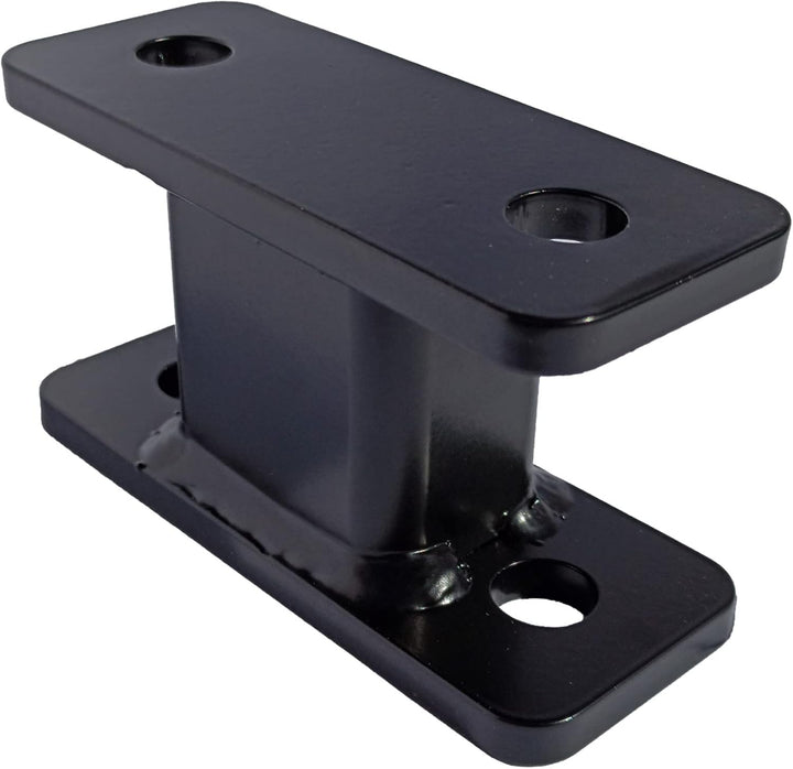 XIMPLIO Anhängerkupplung Verlängerung 75 mm Hakenverlängerung Adapter für Flanschkugel AHK 2 Loch 90