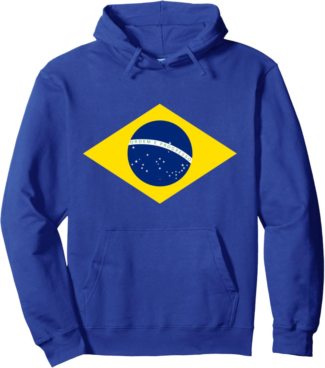 Brasilien Flagge Pullover Hoodie