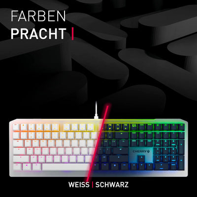 CHERRY MV 3.0, mechanische Gaming-Tastatur mit RGB-Beleuchtung, Deutsches Layout (QWERTZ), leuchtsta