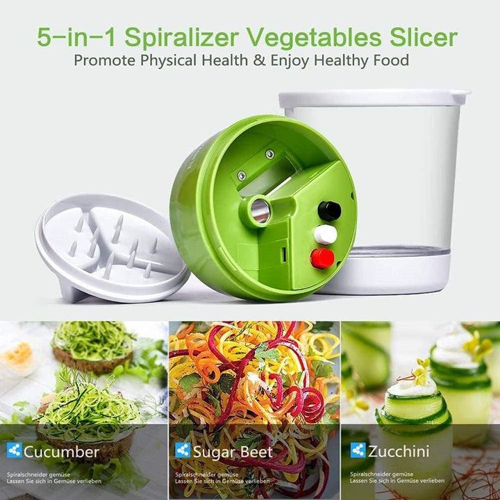 Gemüseschneider, Spiralschneider Küchengeräte für Karotten Gurken Veggetti Spiralizer Handheld Slice