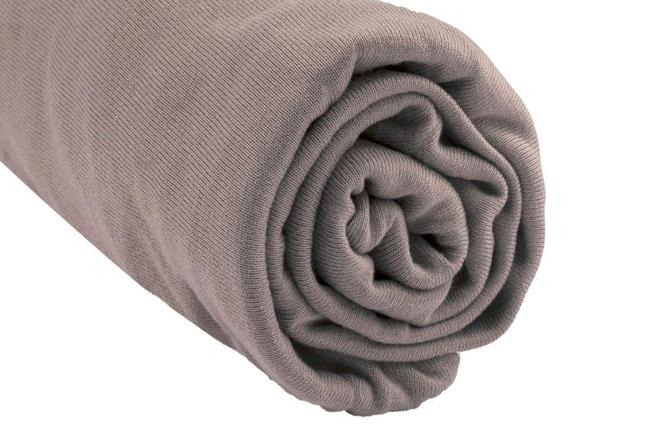 3 Spannbetttücher Bambus – 60 x 120 – Rosa Weiss Taupe