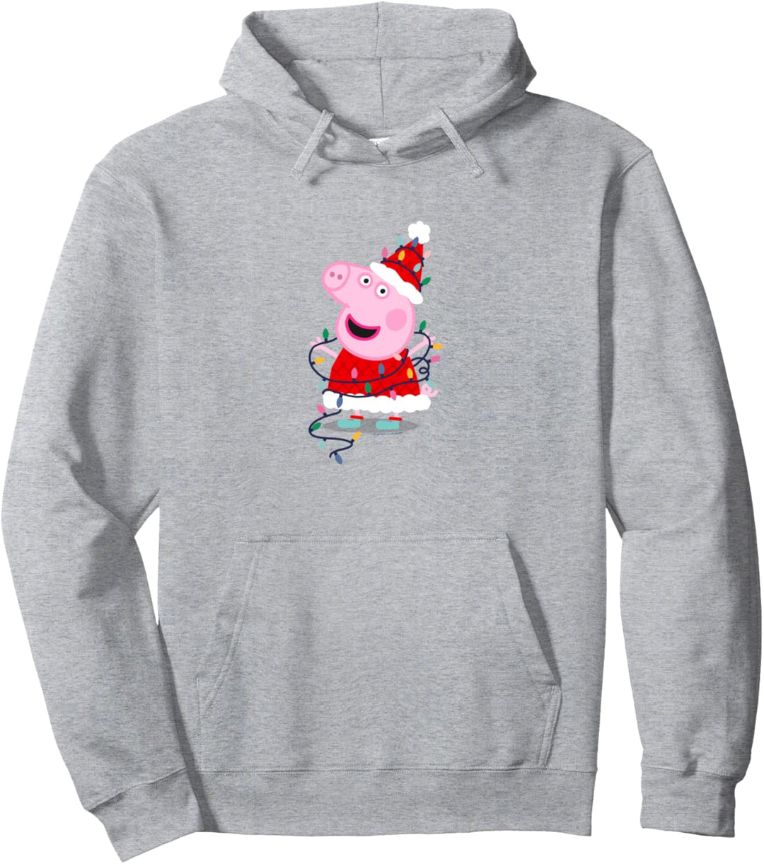 Peppa Pig Christmas Lights Pullover Hoodie