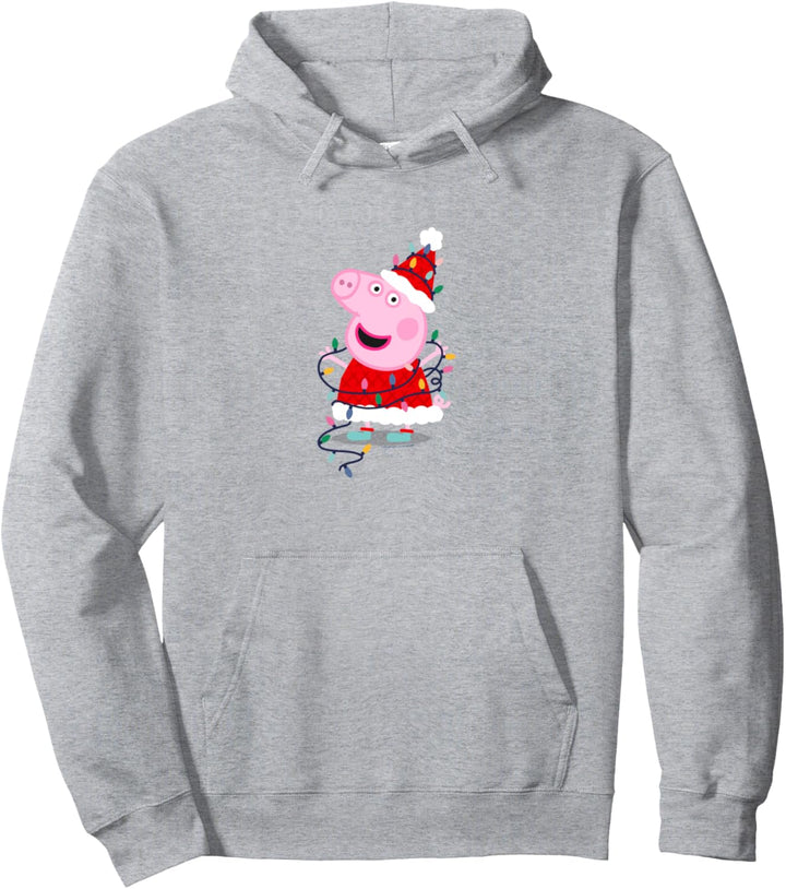 Peppa Pig Christmas Lights Pullover Hoodie