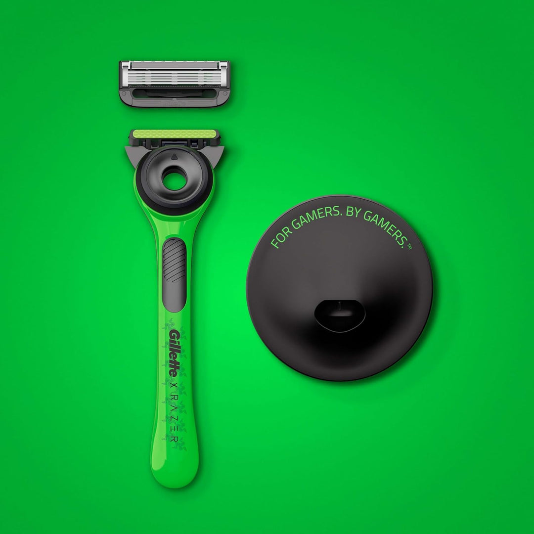 Gillette Labs mit Reinigungs-Element, Razer Limited Edition Rasierer und Reise-Etui für unterwegs, 1