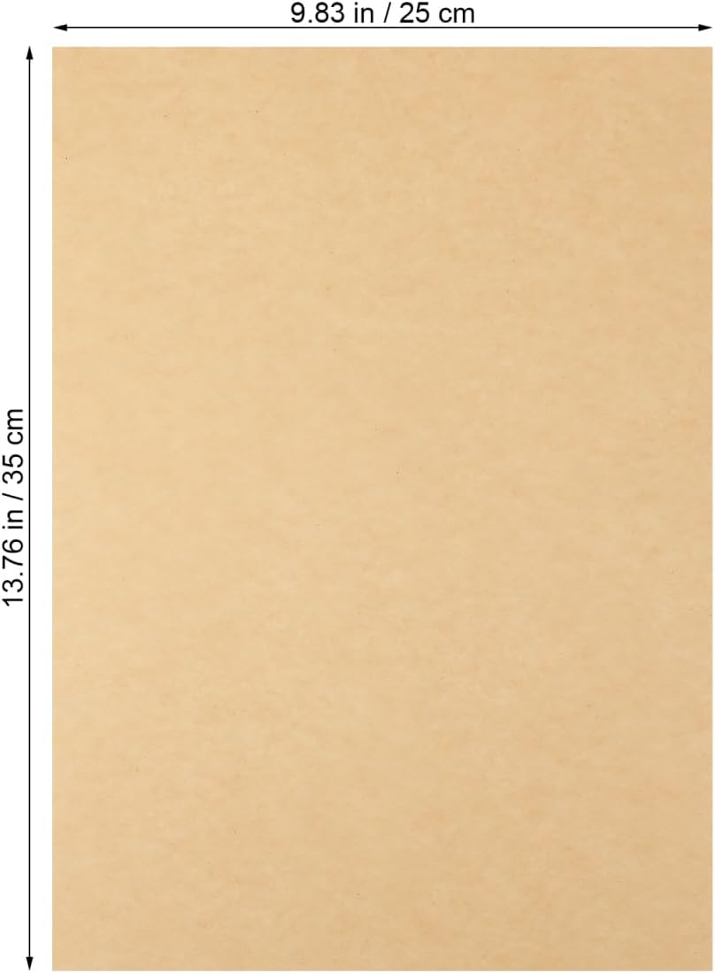 UPKOCH 100 Stück Pergamentpapier Zum Backen 25X35Cm Pfas Frei Backpapier Ohne Pfas FüR Backbleche Lu