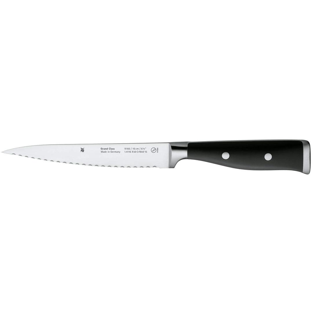 WMF Grand Class Küchenmesser Wellenschliff 29 cm, Made in Germany, Sägemesser, Messer scharf, geschm
