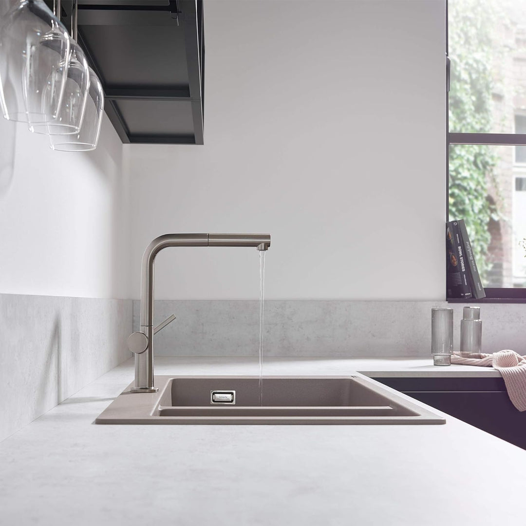 hansgrohe Küchenarmatur Talis M54 (Wasserhahn Küche, 360° schwenkbar, hoher Komfort-Auslauf 270mm, S