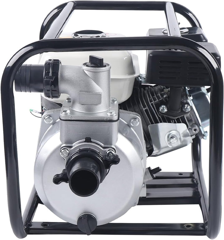 ROGONPDK 4 Takt Benzin Wasserpumpe 210 CC Wasserpumpe Motor Schmutzwasserpumpe Teichpumpe Gartenpump