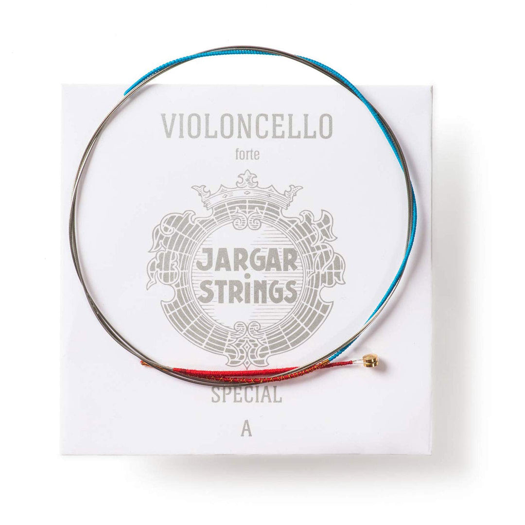 JARGAR Ce-ACFSp Cello Classic A-Saite-SPECIAL, forte (0,77mm) für Cello Forte / Heavy Rot // Red, Fo
