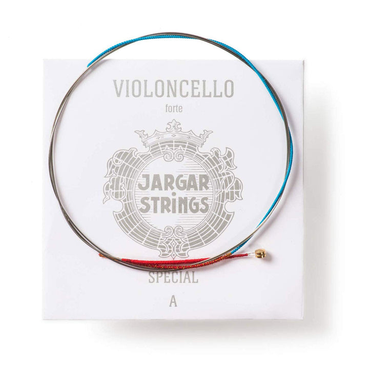 JARGAR Ce-ACFSp Cello Classic A-Saite-SPECIAL, forte (0,77mm) für Cello Forte / Heavy Rot // Red, Fo