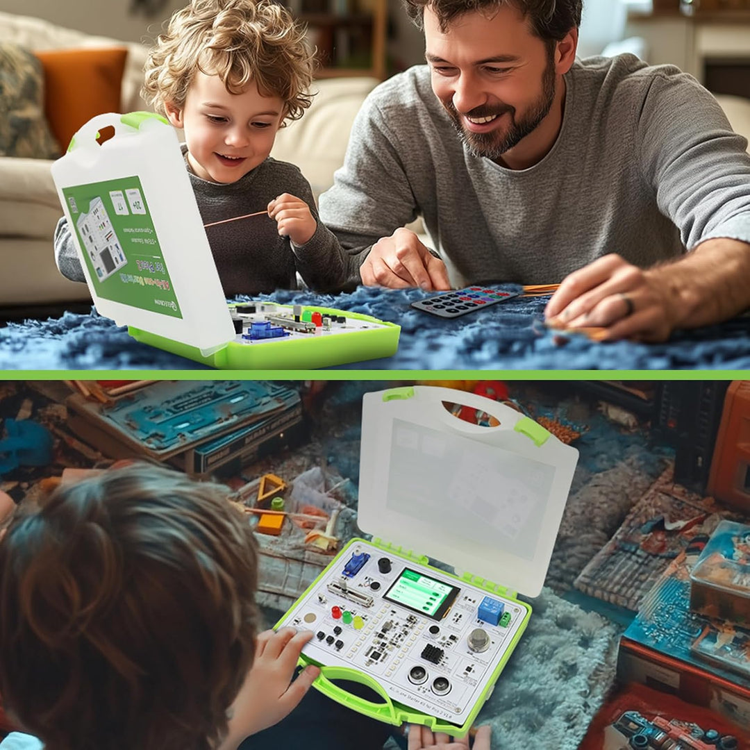 ELECROW All-in-One Kit für Pico 2 RP2350: 17 Sensoren, 21 Lektionen & Online-Tutorials auf Einer Pla