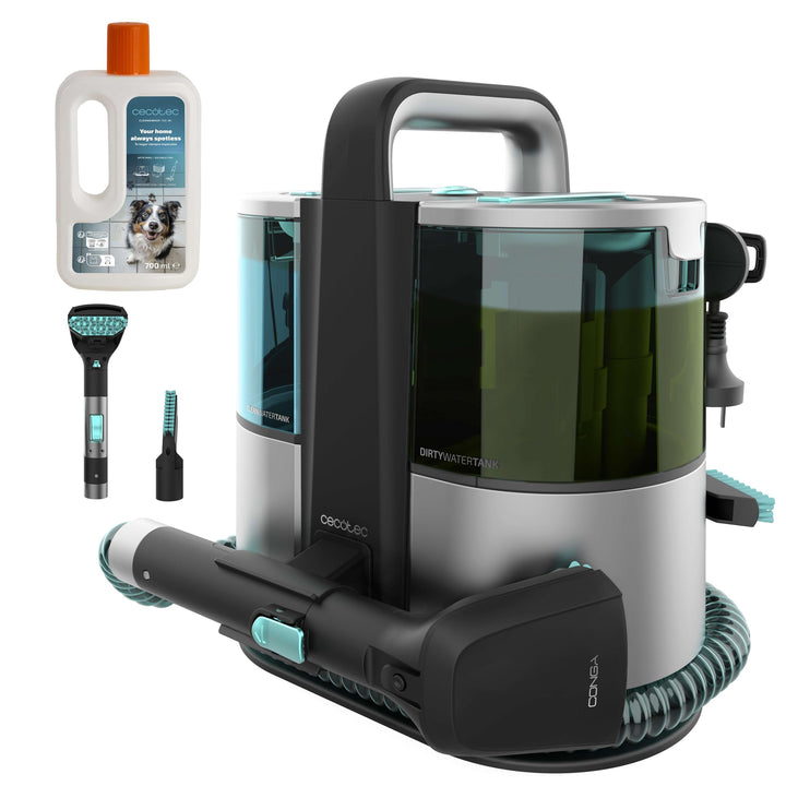 Cecotec Teppich- und Fleckenreiniger mit Kabel Conga 4000 Carpet&Spot Clean XL, 400 W, 2 Tanks für s