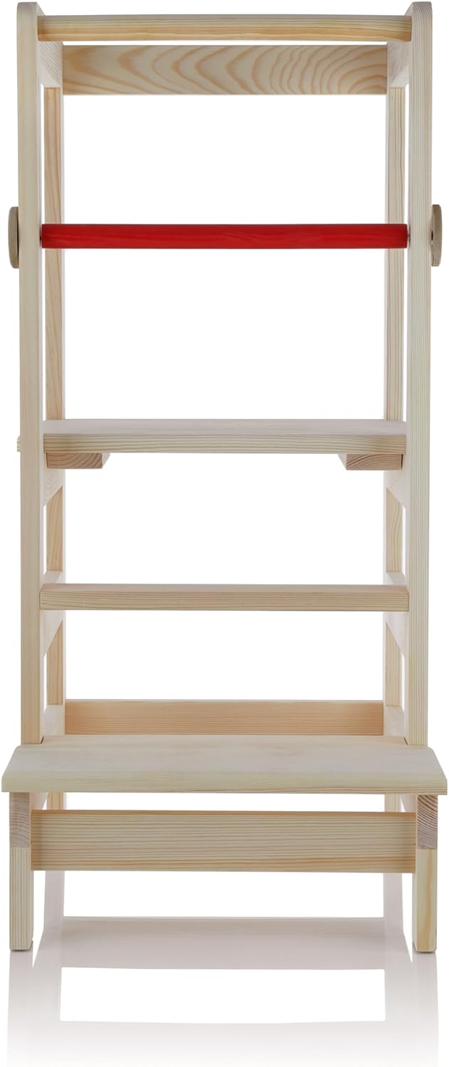 Love For Sleep Lernturm für Kinder Montessori - ab 1 Jahr Höhenverstellbar - Learning Tower aus Holz