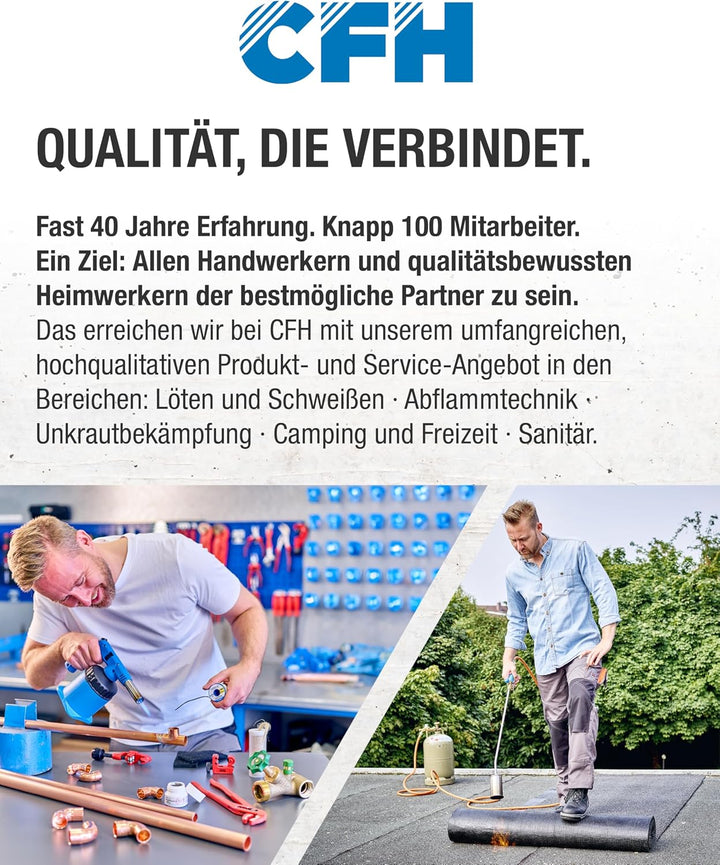 CFH E-Fugenbürste EFB 675 - Fugenbürste elektrisch 230 V 400 W 1.800 U/min, Unkraut Entferner Gerät