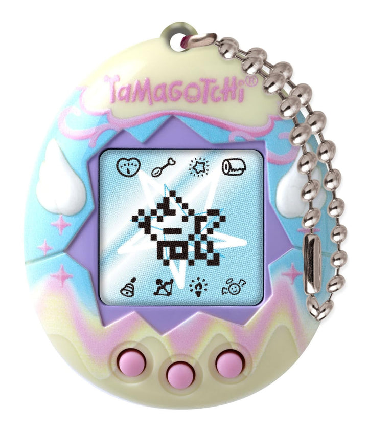 Bandai Tamagotchi Engel Virtuelle Party, Mehrfarbig, 42993 | Werden Sie Ihr Schutzengel: Füttern Sie
