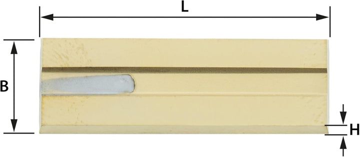 ENT 00300 Wendemesser HW, 20 mm x 5,5 mm x 1,1 mm, passend für ENT und Versofix System, 20 mm x 5,5