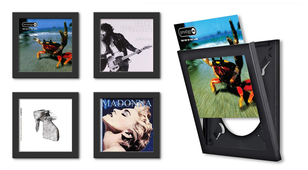 Black Vinyl Record Album LP Frame (Pack Of 4)