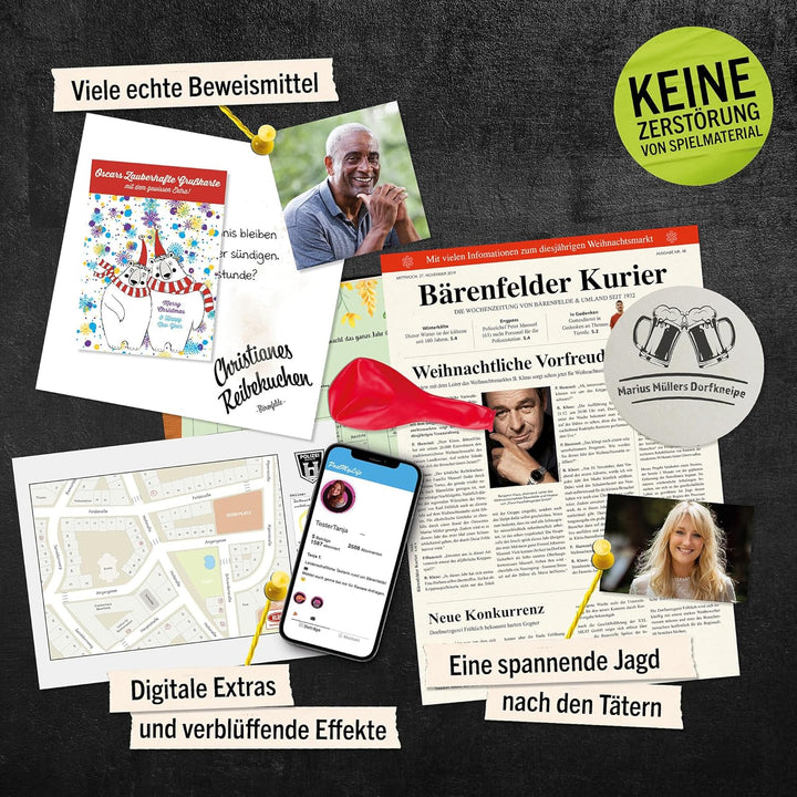 Hidden Games Tatort - Eiskaltes Verbrechen - Der Winterkrimi - Deutsch - Realistisches Krimispiel, s