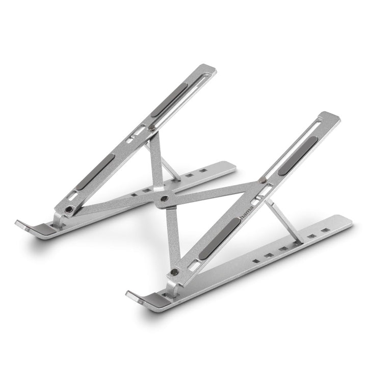 Hama Laptopständer 15.6" Aluminium, Ergonomisch, Faltbar mit Neigungswinkel, Stabil und rutschfest,